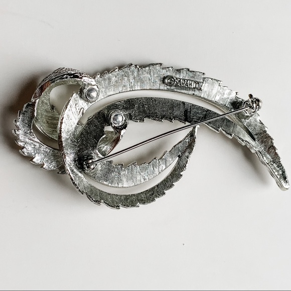 Vintage feather brooch - Picture 2 of 3